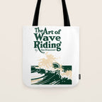 The Art of Wave Riding 1931, First Surfing Book Artwork, for Wall Art, Prints, Posters, Tshirts, Men, Women, Kids Tote Bag Gallery Image 1