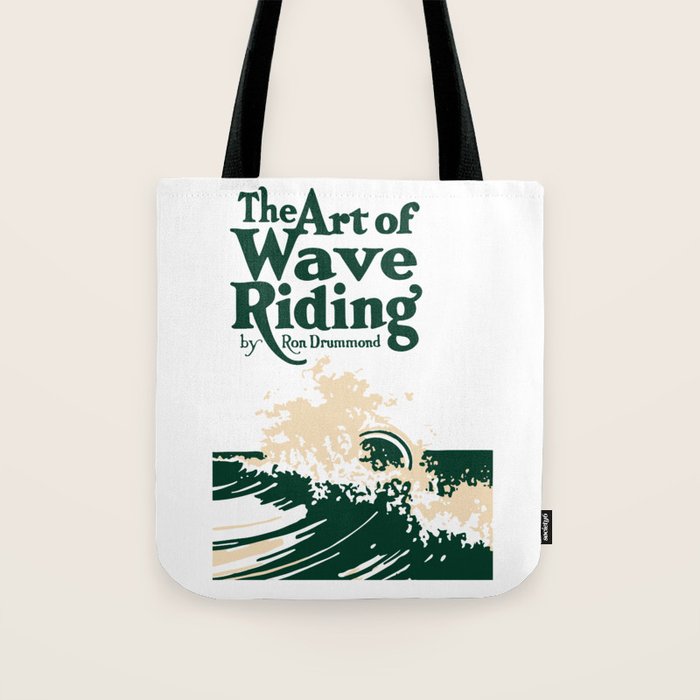 The Art of Wave Riding 1931, First Surfing Book Artwork, for Wall Art, Prints, Posters, Tshirts, Men, Women, Kids Tote Bag Gallery Image 1