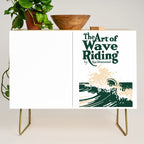 The Art of Wave Riding 1931, First Surfing Book Artwork, for Wall Art, Prints, Posters, Tshirts, Men, Women, Kids Credenza Gallery Image 1