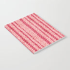 Dotted stripes - Red & pink Notebook Gallery Image 2