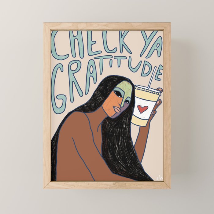 drink your heart out Mini Art Print Gallery Image 1