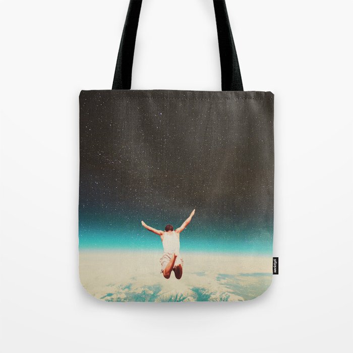 Falling with a hidden smile Tote Bag Gallery Image 1