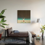 Falling with a hidden smile Wood Wall Art Gallery Image 2
