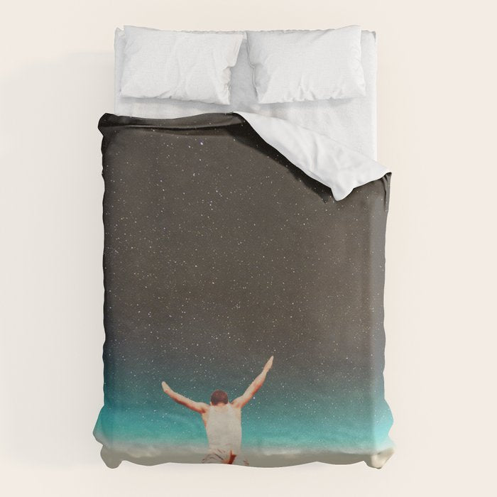Falling with a hidden smile Duvet Cover Gallery Image 6