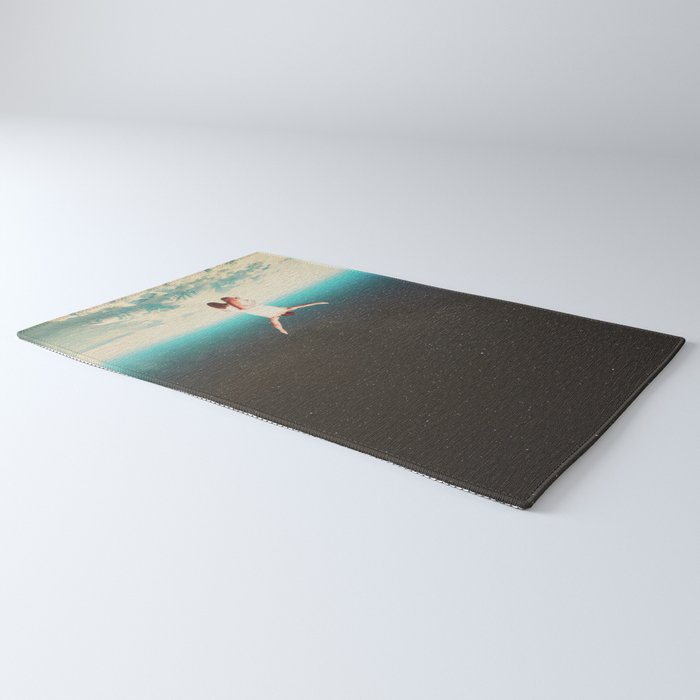 Falling with a hidden smile Rug Gallery Image 3