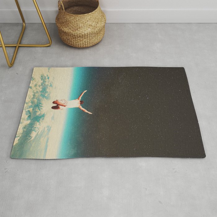Falling with a hidden smile Rug Gallery Image 1