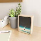 Falling with a hidden smile Mini Art Print Gallery Image 2