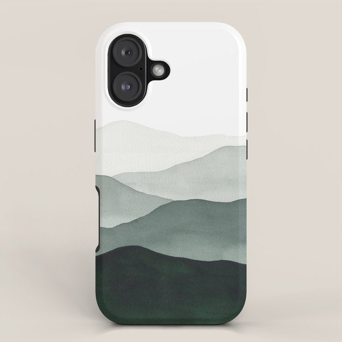 Green Mountains iPhone Case Gallery Image 1