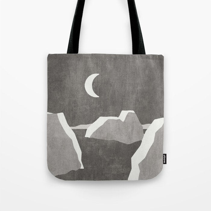 LANDSHAPES / Arctic - Night Tote Bag Gallery Image 1
