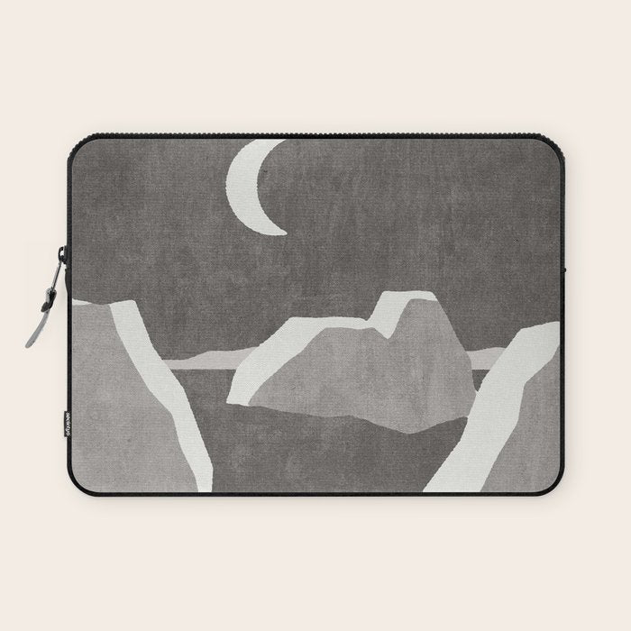 LANDSHAPES / Arctic - Night Laptop Sleeve Gallery Image 1