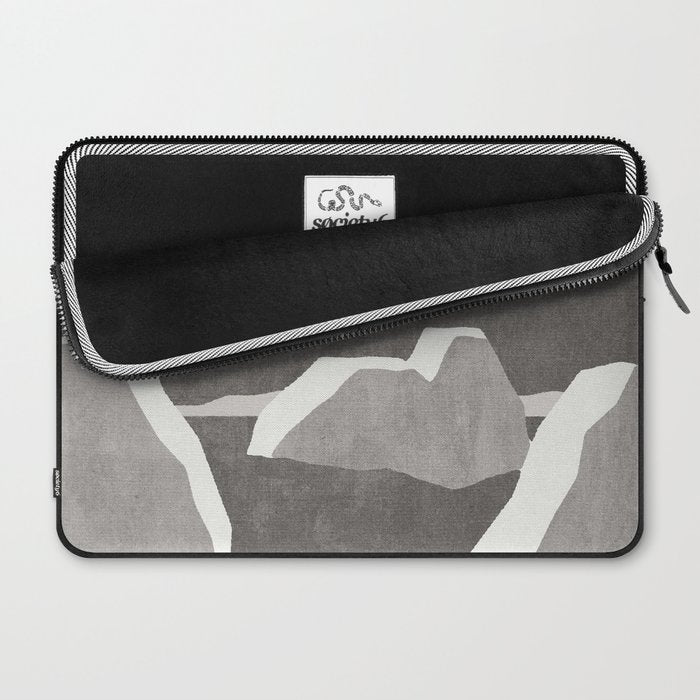 LANDSHAPES / Arctic - Night Laptop Sleeve Gallery Image 2