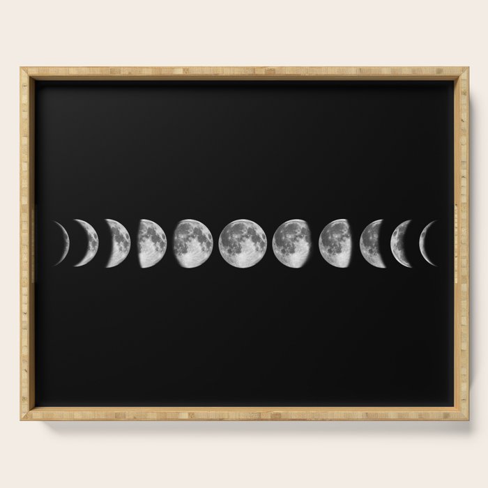 moon phases Serving Tray Gallery Image 1