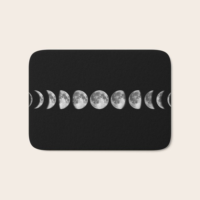 moon phases Bath Mat Gallery Image 1