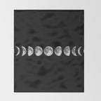 moon phases Throw Blanket Gallery Image 2