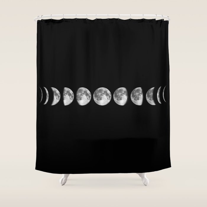 moon phases Shower Curtain Gallery Image 1