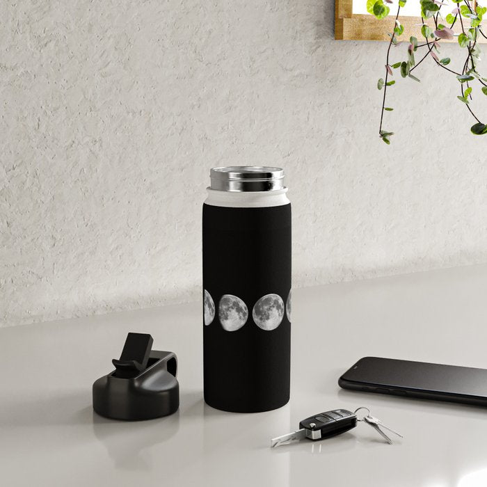 moon phases Water Bottle Gallery Image 4