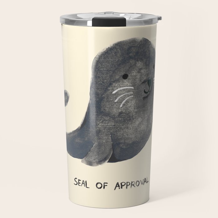 Seal Of Approval Travel Mug Gallery Image 1