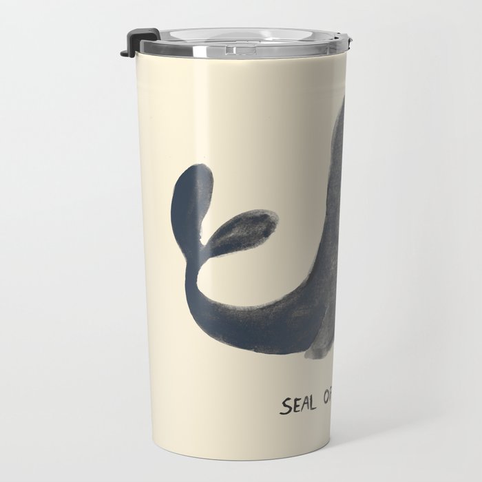 Seal Of Approval Travel Mug Gallery Image 3