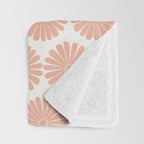 Floral Daisy Pattern XXXVIII Throw Blanket Gallery Image 3