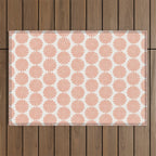 Floral Daisy Pattern XXXVIII Outdoor Rug Gallery Image 1