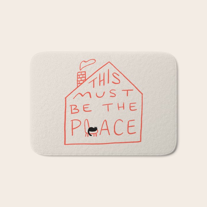 This Must be the Place Bath Mat Gallery Image 1