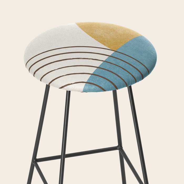 Sunny Ocean Horizon Stool Gallery Image 2