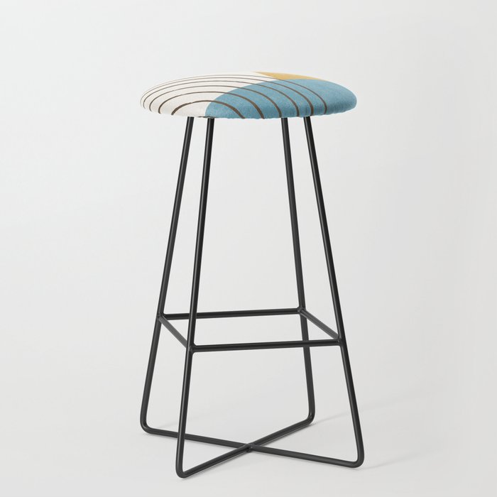 Sunny Ocean Horizon Stool Gallery Image 1