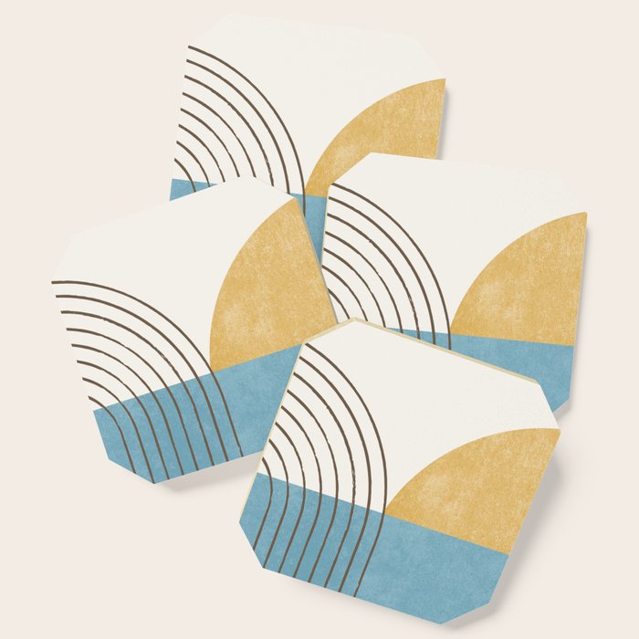 Sunny Ocean Horizon Coaster Gallery Image 1