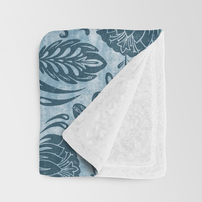 Arabella - Washed Indigo Throw Blanket Gallery Image 3