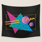 Memphis Pattern 24 - 80s / 90s Retro Wall Tapestry Gallery Image 4