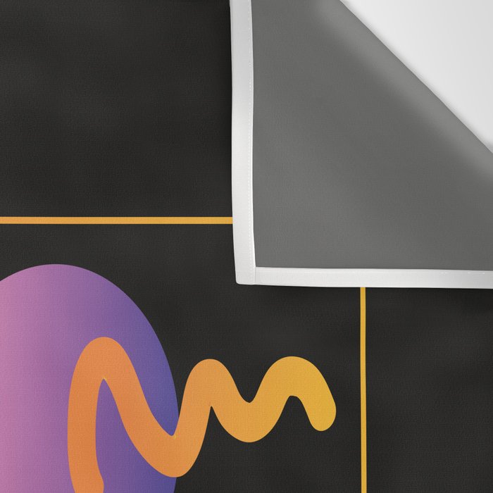Memphis Pattern 24 - 80s / 90s Retro Wall Tapestry Gallery Image 3