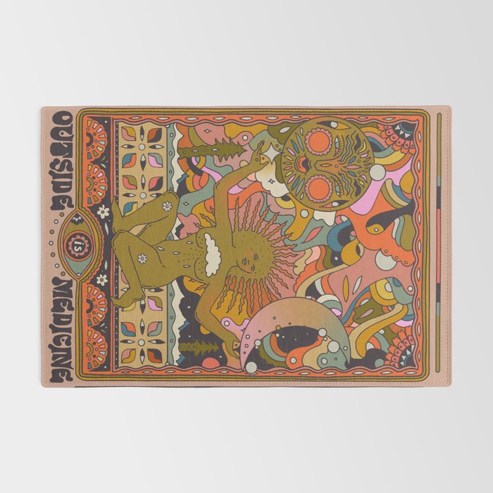 Outside Is Medicine Rug Gallery Image 2