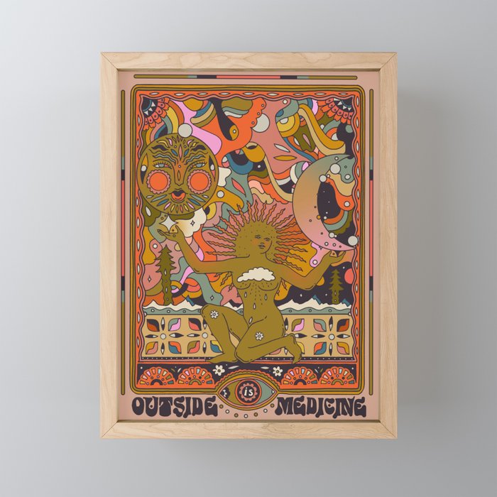 Outside Is Medicine Mini Art Print Gallery Image 1