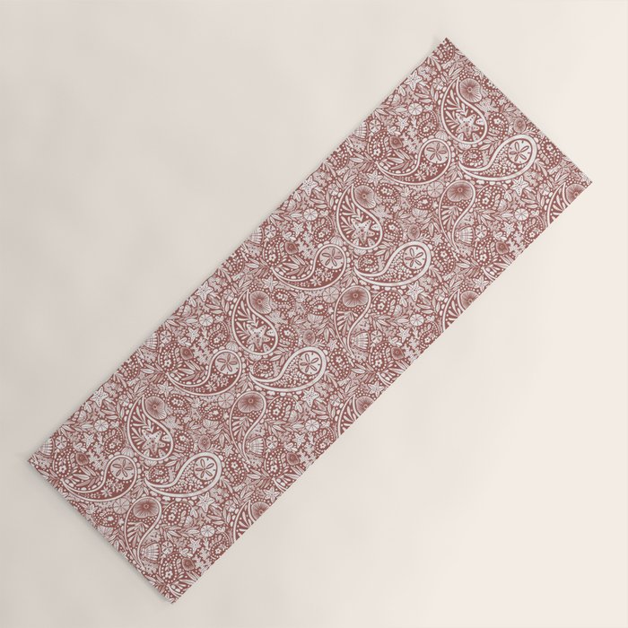Underwater Paisley Elegance Yoga Mat Gallery Image 1