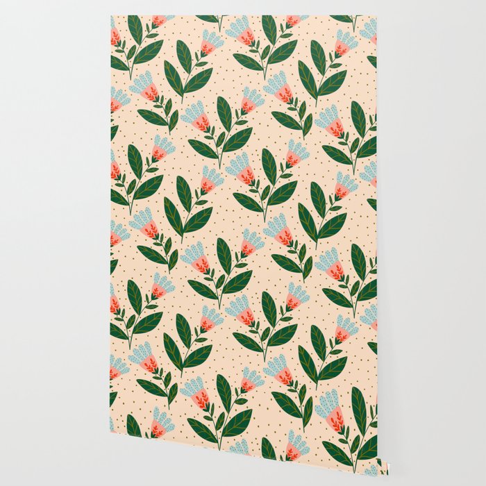 Whimsical Spring Floral  Wallpaper Gallery Image 2