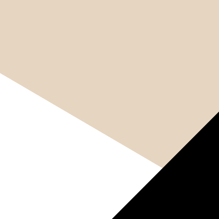 Black white and sand minimalist art Coffee Mug Gallery Image 2