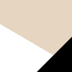 Black white and sand minimalist art Coffee Mug Gallery Image 2