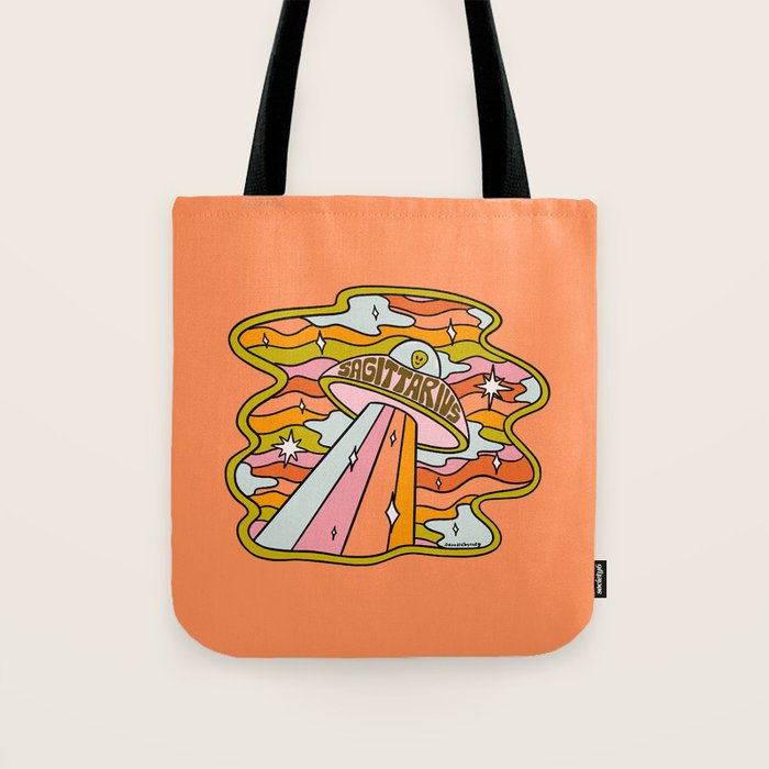 Sagittarius UFO Tote Bag Gallery Image 1