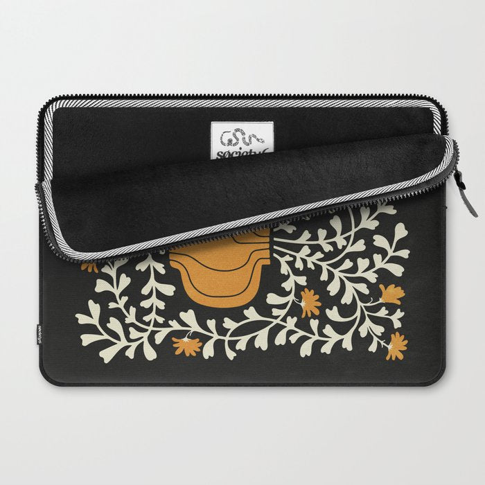 Golden Vase | Summer Bloom: Matisse Night Edition Laptop Sleeve Gallery Image 2