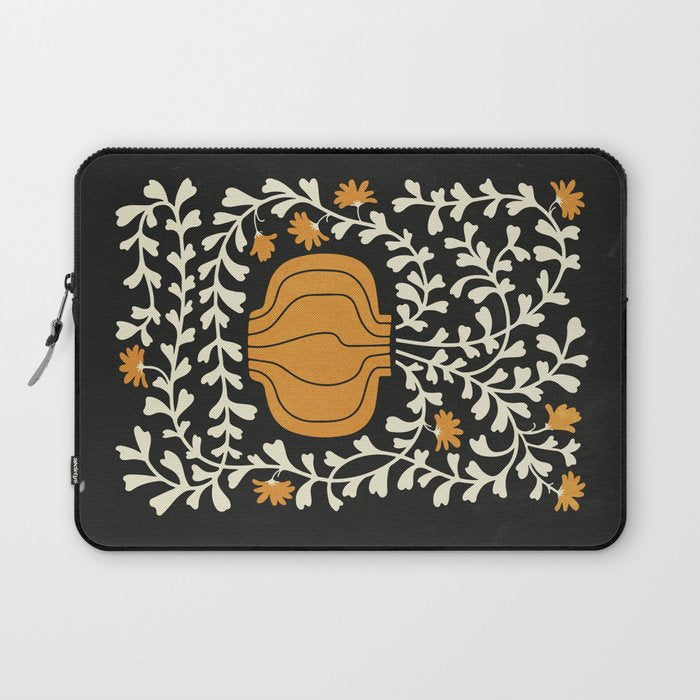 Golden Vase | Summer Bloom: Matisse Night Edition Laptop Sleeve Gallery Image 1