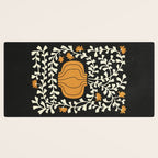 Golden Vase | Summer Bloom: Matisse Night Edition Desk Mat Gallery Image 3