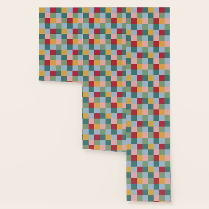 Bold Colorful Checks Pattern - Large XXII Wallpaper Gallery Image 3