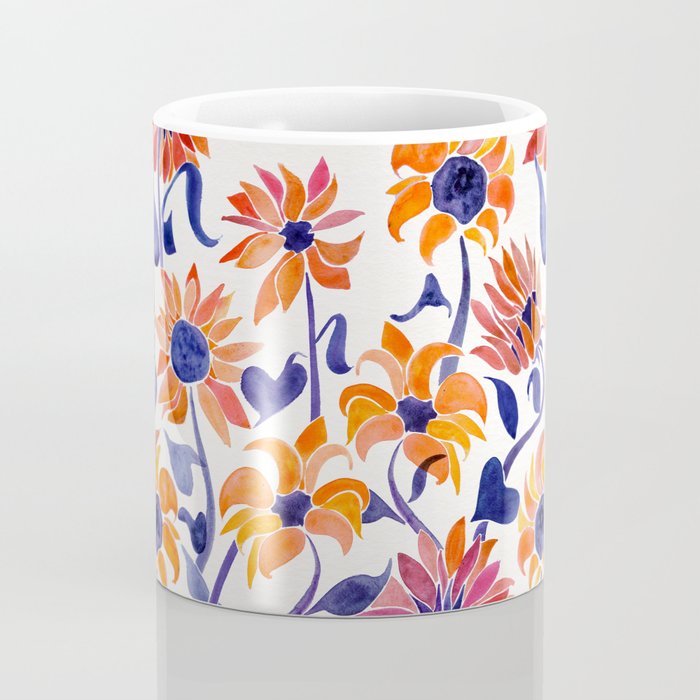 Sunflowers - Sunset Palette Coffee Mug Gallery Image 4