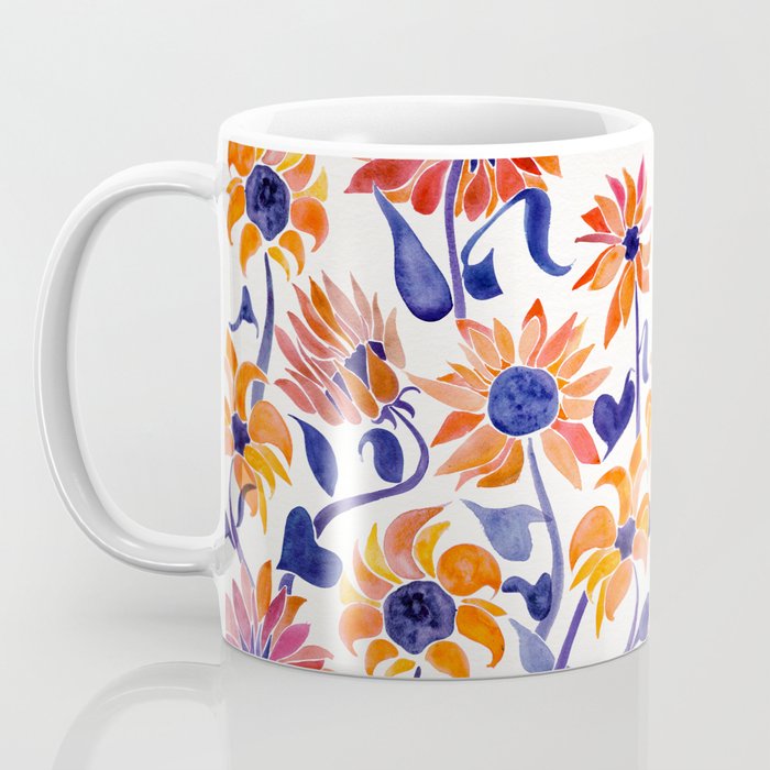 Sunflowers - Sunset Palette Coffee Mug Gallery Image 3