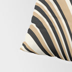 Wavy Stripes VII - Neutral Vintage Pillow Sham Gallery Image 4