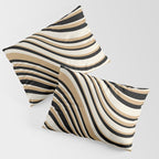 Wavy Stripes VII - Neutral Vintage Pillow Sham Gallery Image 3