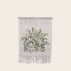 Stegosaurus & Ferns | Dinosaur Botanical Art Wall Hanging Gallery Image 1