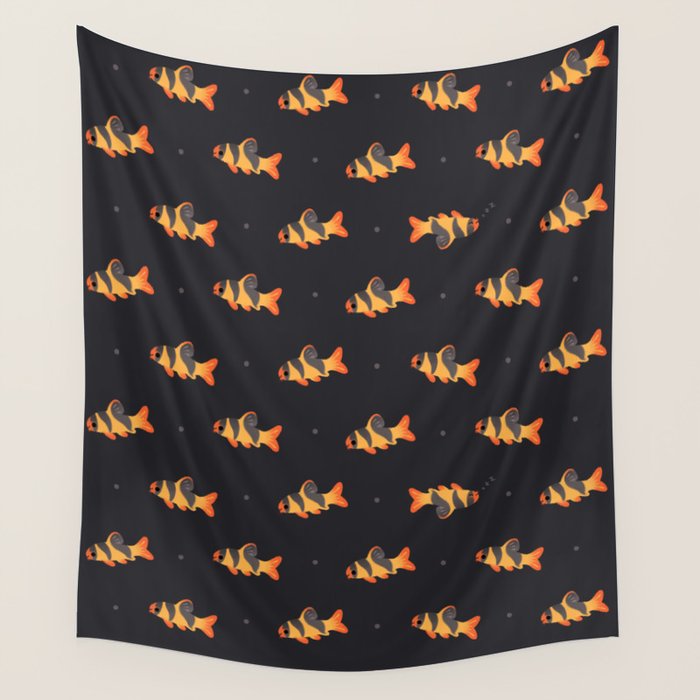 Clown loach Wall Tapestry Gallery Image 4