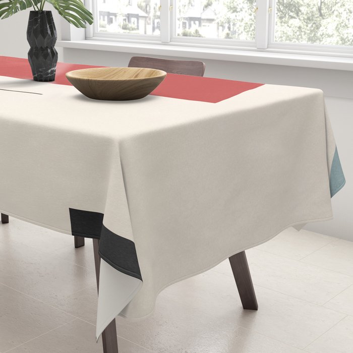 Minimal Geometric Abstraction 28 Tablecloth Gallery Image 3