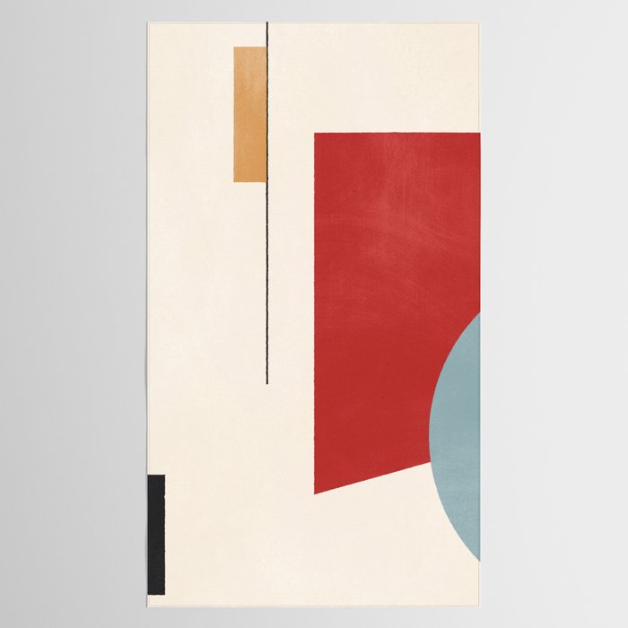 Minimal Geometric Abstraction 28 Tablecloth Gallery Image 2